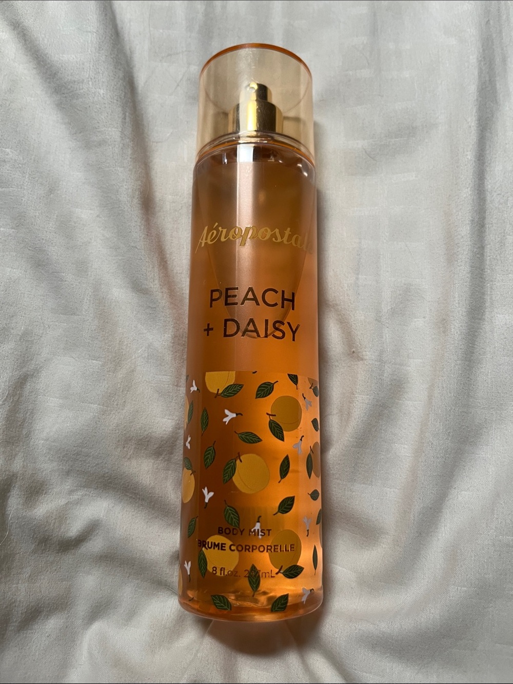 Brand new Aeropostale peach and daisy body mist